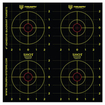 Triumph Shot Seeker Sight-In Targets Adhesive Hi-Vis 10 Pack