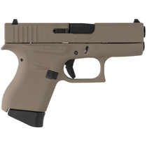 Glock UI4350204CKFDE G43 9mm Luger Double 3.41" 6+1 Flat Dark Earth Polymer Grip/Frame Flat Dark Earth Cerakote Slide