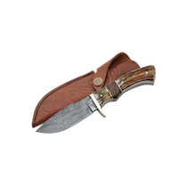 SZCO 9" Damacus Game Skinner Knife with Sheath SKU:DM-1022