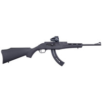 Mossberg Blaze Rifle 22LR 16.5" 26rd Black Synthetic Stock Green Dot Sight