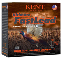 Kent Cartridge Ultimate FastLead 12 Gauge Ammunition 2-3/4" Shell #6 Lead Shot 1-3/8 oz 25 Rounds