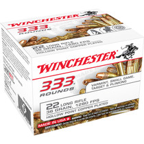 Winchester Varmint .22 LR 36 GR HP 333 Rounds