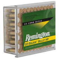 Remington GB 22LR HV 36 GR. HP 100 Rounds