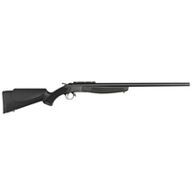 CVA Hunter Break Open 450 Bushmaster 25" 1 Synthetic Black Stock Blued