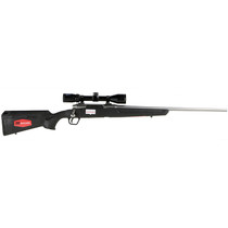 Savage Axis II XP 6.5 Creedmoor With 3X9X40 Scope 22" Barrel Stainless Steel 4+1 Synthetic Black