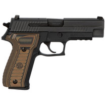 Sig P226 9mm 4.4" Barrel 10rd Brown G10 Grips Black