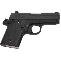 Sig P938 9mm 3In Nitron Blk Sao Contrast Sights Polymer Grip (1) 6RD Steel Mag Ambi Safety