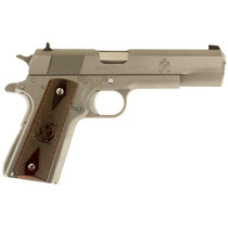 Springfield 1911 Mil-Spec 45 ACP 5" SS Barrel Combat 3-Dot Sights SS Frame/Slide 7rd Mag - CA Compliant