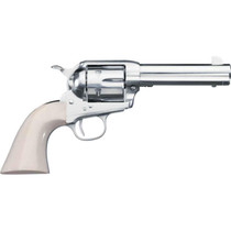 Uberti 1877 Short Stroke SASS PRO Nickel .45 Colt 4 3/4" Barrel Full Nickel Plated Steel