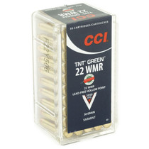 CCI 0060 Varmint TNT Green 22 WMR 30 GR HP 50 Rounds