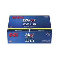 CI 22LR 36 Grain Copper Plated HP Mini-Mag 300 Rounds