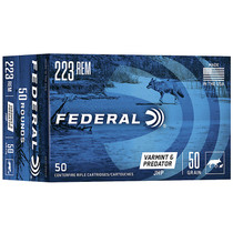 Federal AE22350VP AE Varmint Predator 223/5.56 NATO 50 GR JHP 50 Rounds