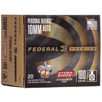Federal P10HS1 PD 10mm 180 GR HS JHP 20 Rounds