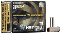 Federal P38HST1S PD 38 Special+P 130 GR HST JHP 20 Rounds