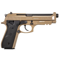 Taurus PT92 9mm Hogue Rubber Grips FDE Finish 5"