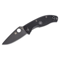 Spyderco Lightweight Tenacious Folding Knife 3.39" Black