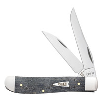 Case XX Mini Trapper Gray Birdeye Maple Wood Stainless Folding Pocket Knife