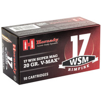Hornady 83180 Varmint Express 17 WSM 20 GR VMax 50 Rounds