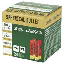Sellier Bellot SB410A Shotgun 410 Gauge 2.5 000 Shot 25 Rounds