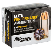 Sig Sauer Elite VCrown 45ACP 230 GR JHP 20 Rounds, E45AP2-20