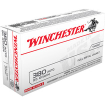 Winchester Q4206 USA 380 ACP 95 GR FMJ 50 Rounds