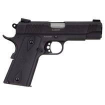 Taurus 1191101COM9MM 1911 Commander 9mm Luger Single 4.20" 9+1 Black Checkered Grip Black Steel Slide