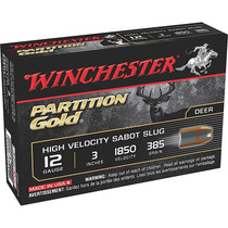 Winchester SSP123 Partition Gold HV Sabot Slug 12 Gauge 3" 385 GR 5 Rounds