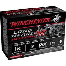 Winchester STLB1236 Long Beard XR ShotLok 12 Gauge 3" 1 3/4 oz 6 Shot 10 Rounds
