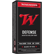 Winchester USA9JHP USA 9mm 115 GR JHP 50 Rounds
