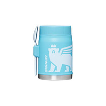 Stanley Heritage Insulated Food Jar for Kids (8+ Years) with Fork, 14 oz Pool Cub