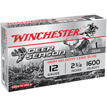 Winchester X12DS Deer Season High Velocity Slug 12 Gauge 2.75" 1 1/4 oz 5 Rounds