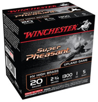 Winchester X20PH5 Super Pheasant Magnum HB 20 Gauge 2.75" 1 oz 5 Shot 25 Rounds