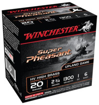 Winchester X20PH6 Super Pheasant Magnum HB 20 Gauge 2.75" 1 oz 6 Shot 25 Rounds