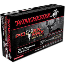 Winchester X7MMR1BP PM Bonded 7mm Rem Mag 150 GR Protected Hollow Point 20 Rounds