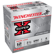 Winchester XU128 SuperX Game Load 12 Gauge 2.75" 1 oz 8 Shot 25 Rounds