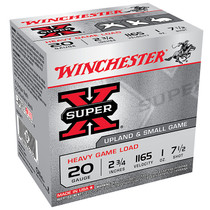 Winchester XU20H7 SuperX Game Load 20 Gauge 2.75" 1 oz 7.5 Shot 25 Rounds