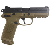 FN FNX-45 45 ACP 4.5" Flat Dark Earth Black Slide Combat Sights 15 Round
