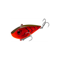 Strike King Red Eyed Shad Tungsten 2 Tap 1/2 oz. Lipless Crankbait Fire Craw 1/2TU2