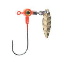 STRIKE KING MR CRAPPIE SAUSAGE HEAD SPINS Orange 1/8