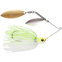 Greenfish High Class Blade Spinnerbait Double Willow Chart/White 1/2