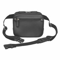 GTM Sling Waist Pack Cowhide CCW Purse Black