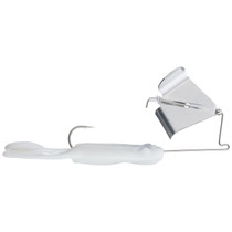 Big Bite Baits Skipping Toad Buzzbait Silver/White 3/8 oz