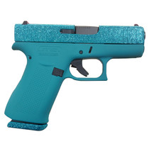 Glock 43X Custom "Calypso Glitter" Teal 9Mm 3.4" Barrel 10-Rnd