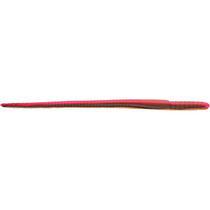 Roboworm Straight Tail Worm Soft Plastic Worm 8 pack Red Crawler 4.5"