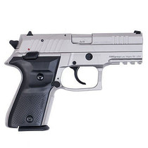 Arex Rex Zero 1 Compact Single/Double 9mm 3.85" Barrel Black Polymer Grip Nickel Frame/Slide 15rd