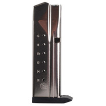 Smith & Wesson Magazine S&W SW9E, SW9G, SW9P, SW9VE, SW9V Sigma 9mm Luger 16-Round Stainless Steel