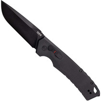 Tekto A3 Delta Automatic Folding Knives 3.6" Drop Point Black