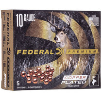 Federal P108F00 Premium 10 Gauge 3.5" 18 Pellets 00 Shot 5 Rounds