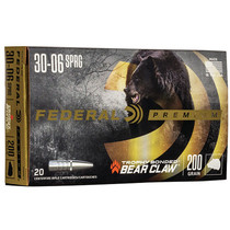 Federal P3006T5 Premium 30-06 200 GR Trophy Bonded Bear Claw 20 Rounds - FACTORY SECONDS