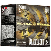 Federal PWBX134BBB Black Cloud FSS 12 Gauge 3.5" 1 1/2 oz BBB Shot 25 Rounds